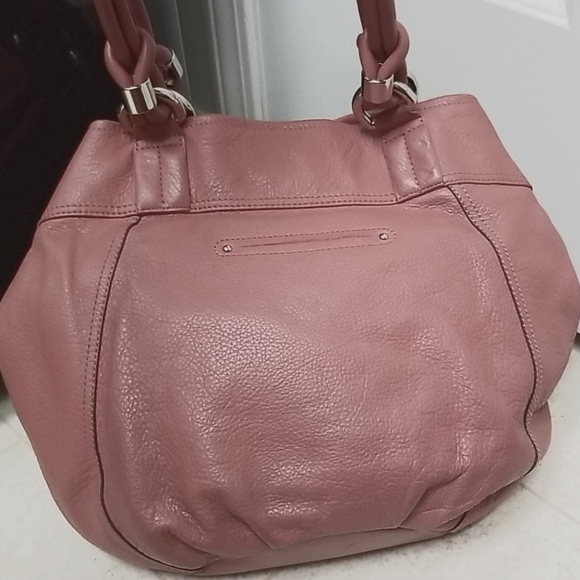 [LIKE NEW] B MAKOWSKY dusty rose pink leather purse - Picture 7 of 13